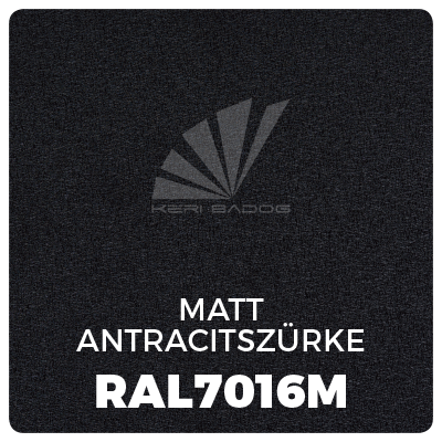 lemez szín - Matt antracit szürke, RAL7016M