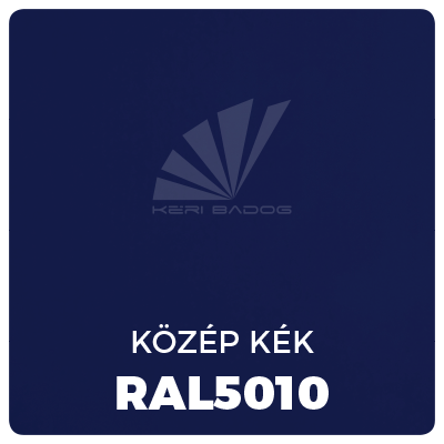 lemez szín - Középkék, RAL5010