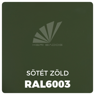 trapézlemez szín - Sötétzöld, RAL6003