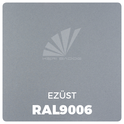 trapézlemez szín - ezüst, RAL9006