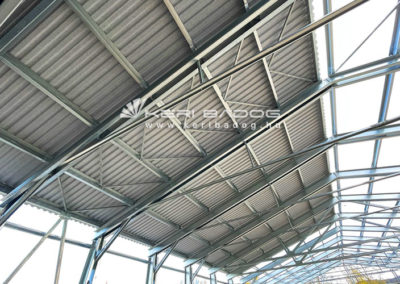 KTP45 trapezlemez csarnoképítéshez