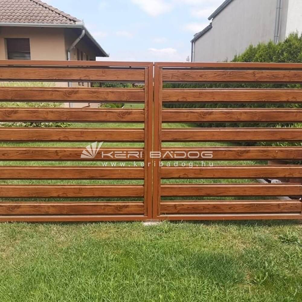 KériBádog- SötétDió 3D Kéri Bádog famintás lemezkerítés 14