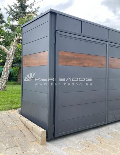 kéribádog lemezkerítés 2.18-antracit