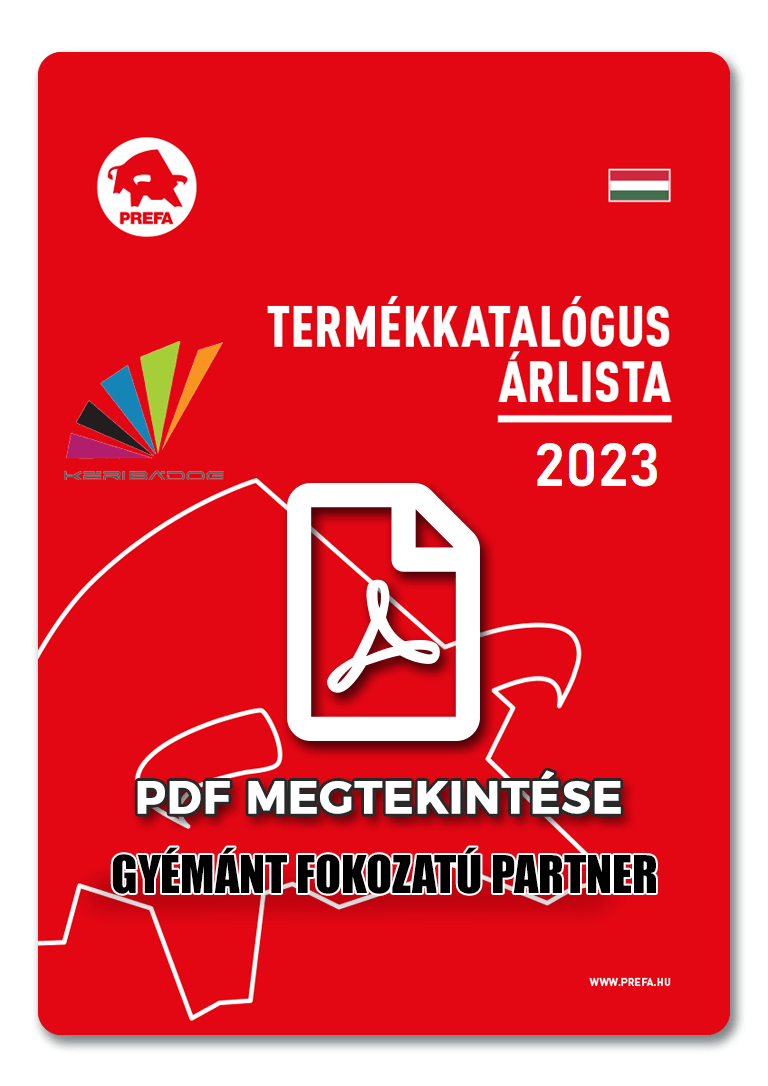 Prefa árlista 2023