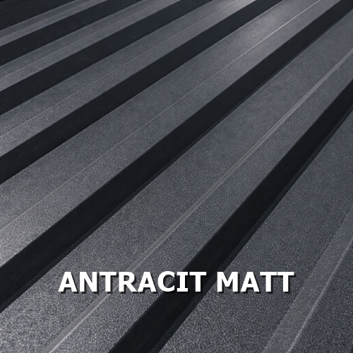Matt antracit trapézlemez